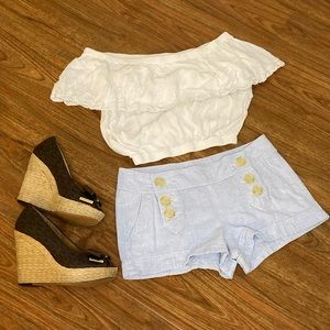Linen Sailor Shorts